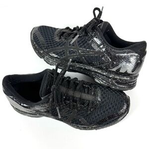 Asics Gel-Noosa 11 Women's Triathlon Shoes Size 7 Black Comfort Running Sneakers